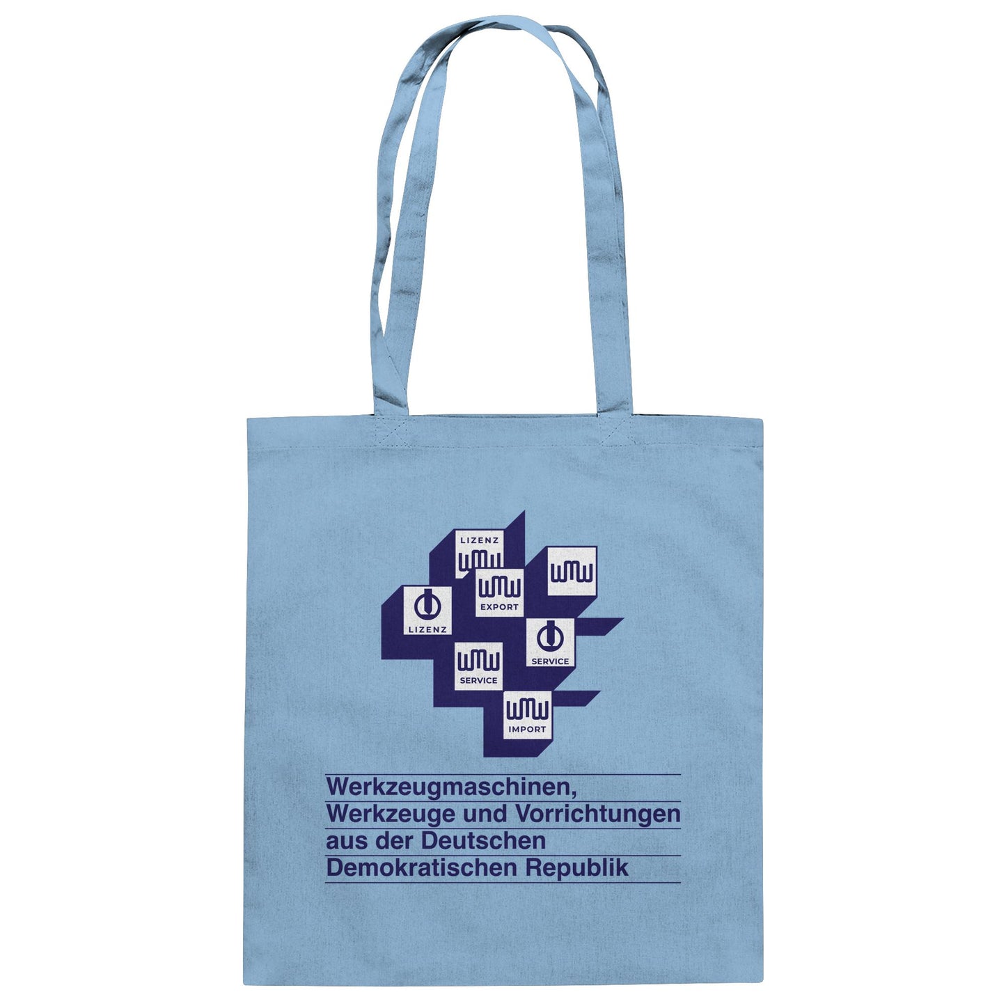 DDR Ostalgie Baumwolltasche • WMW WERKZEUGMASCHINEN DER DDR