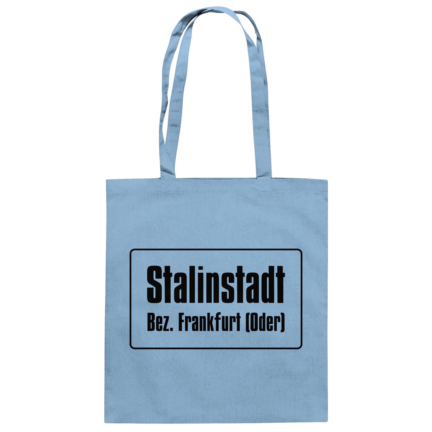 DDR Ostalgie Baumwolltasche • STALINSTADT - EISENHÜTTENKOMBINAT OST EKO (ORIGINAL-SCHILD)