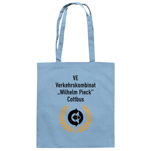 DDR Ostalgie Baumwolltasche • VE VERKEHRSKOMBINAT WILHELM PIECK COTTBUS