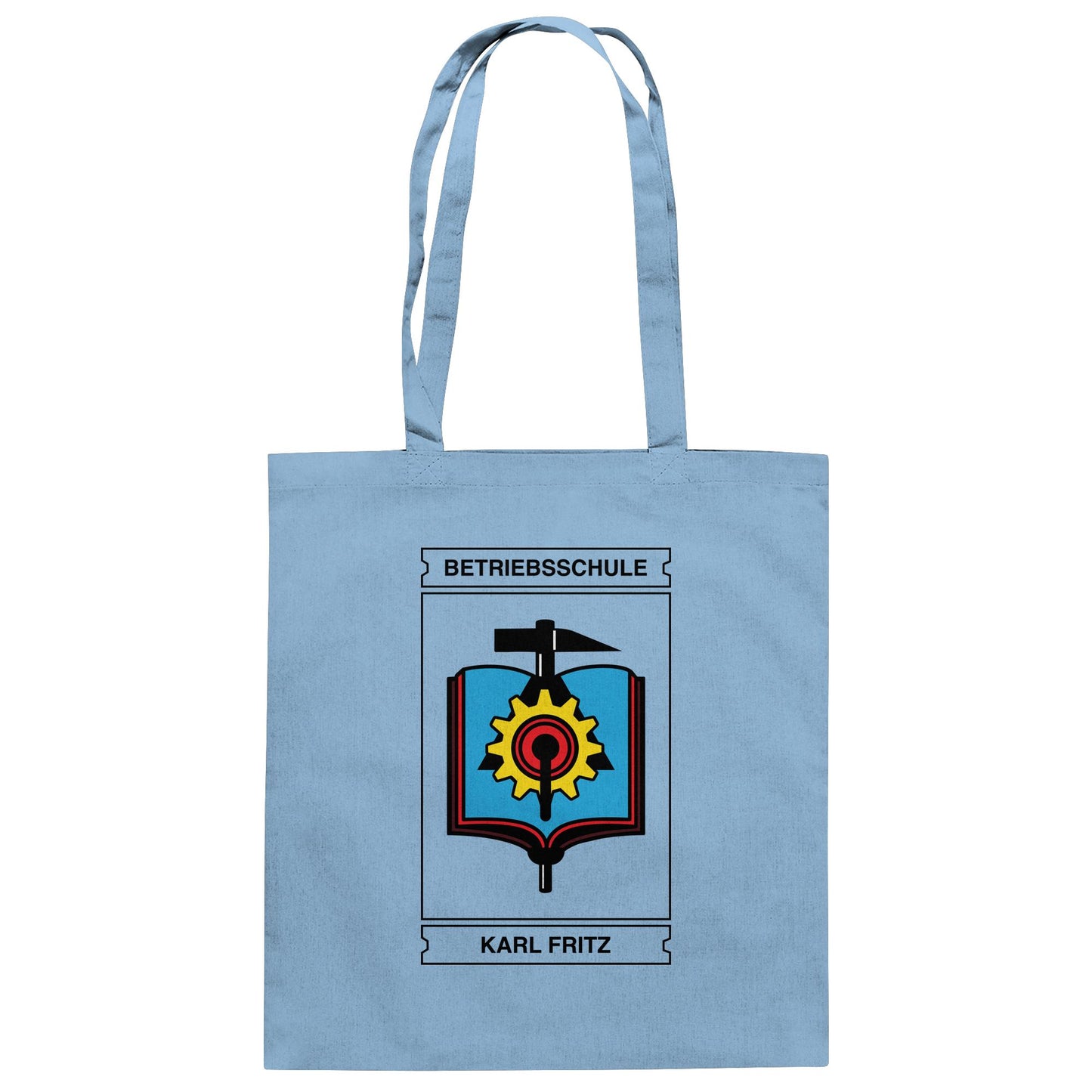 DDR Ostalgie Baumwolltasche • BETRIEBSSCHULE KARL FRITZ WISMAR