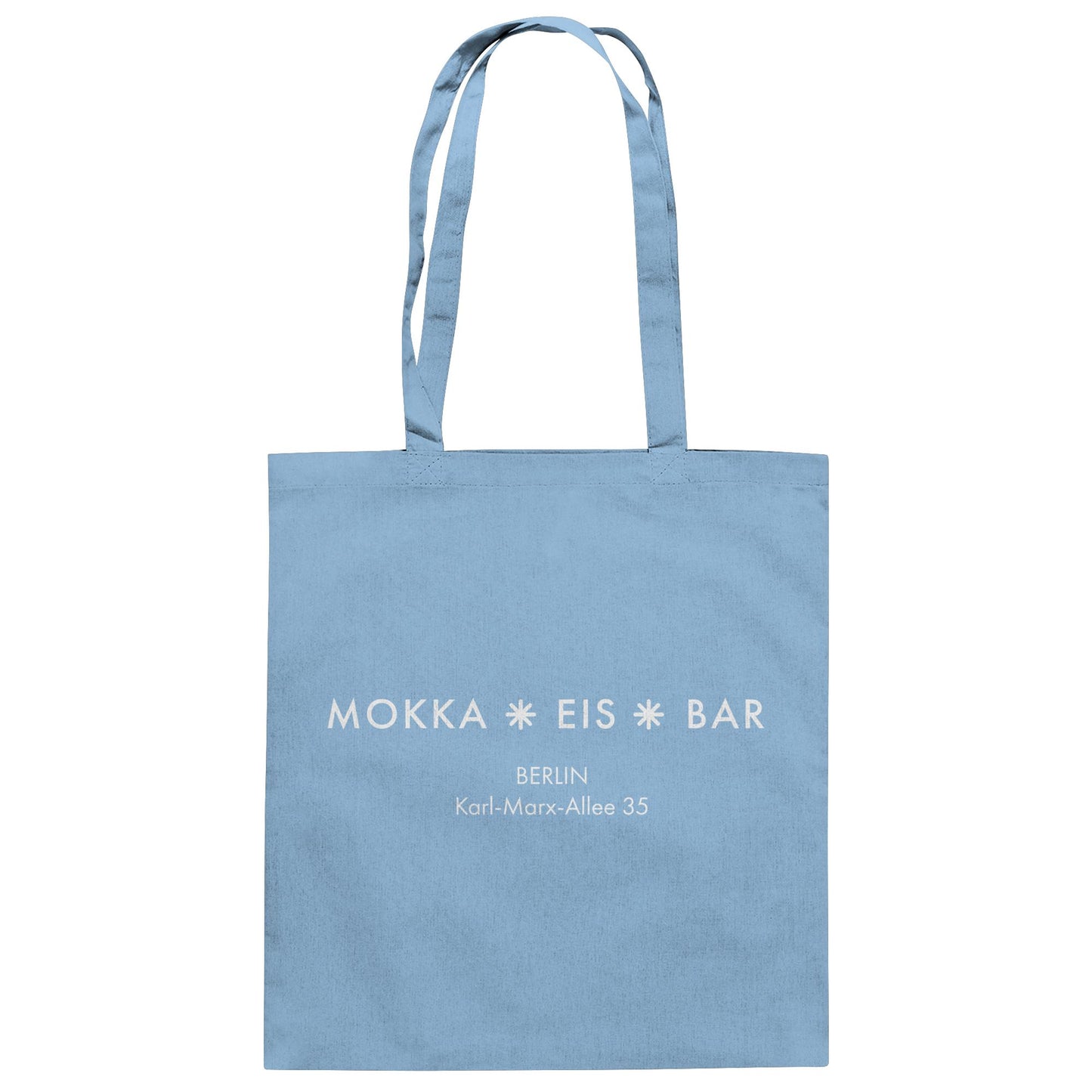 DDR Ostalgie Baumwolltasche • MOKKA EIS BAR BERLIN (ORIGINAL SEITENLOGO)