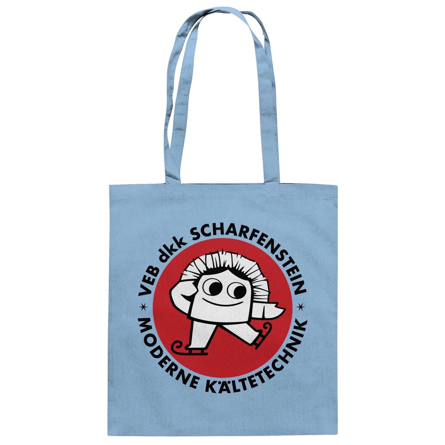 DDR Ostalgie Baumwolltasche • VEB DKK SCHARFENSTEIN