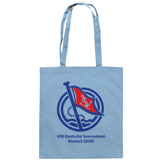 DDR Ostalgie Baumwolltasche • VEB DEUTSCHE SEEREEDEREI ROSTOCK (DSR)