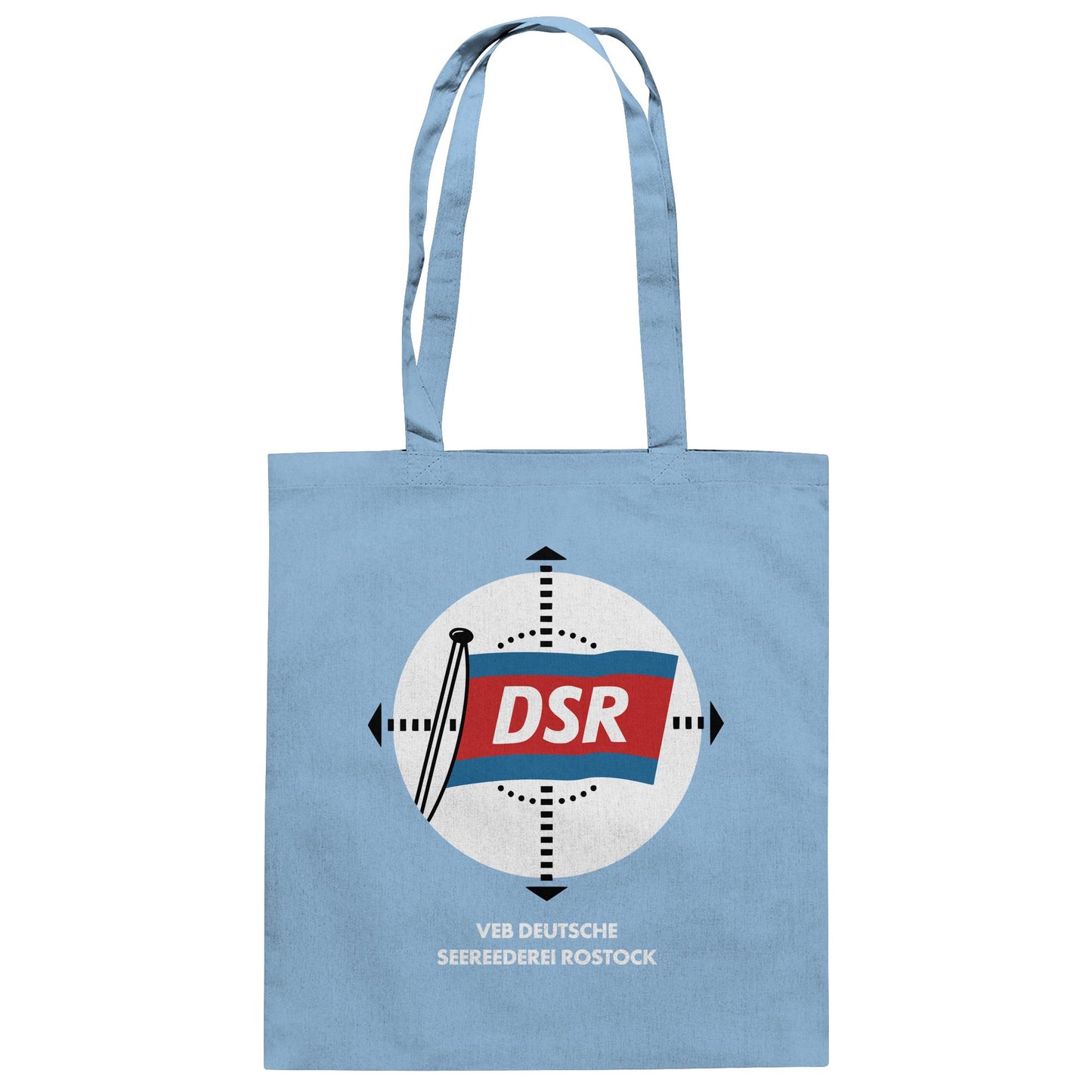 DDR Ostalgie Baumwolltasche • DSR - VEB DEUTSCHE SEEREEDEREI ROSTOCK