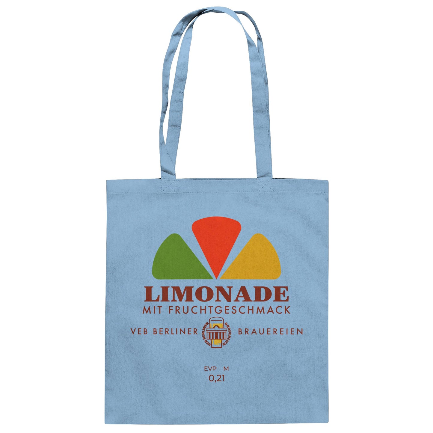 DDR Ostalgie Baumwolltasche • VEB BERLINER BRAUEREIEN - LIMONADE