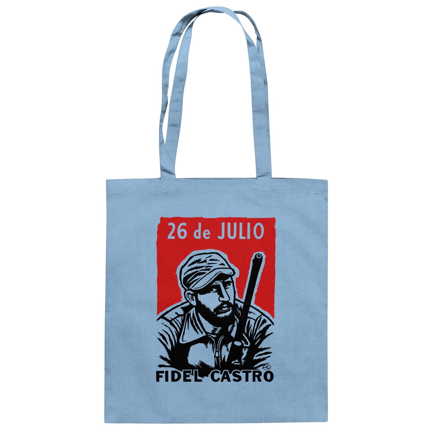 DDR Ostalgie Baumwolltasche • FIDEL CASTRO - BEWEGUNG DES 26. JULI