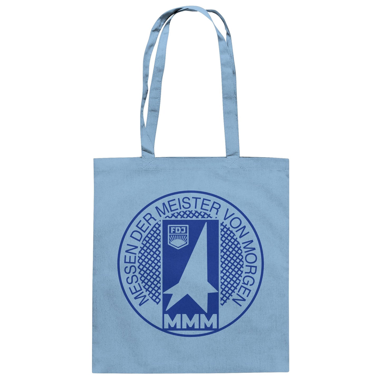 DDR Ostalgie Baumwolltasche • MMM - MESSEN DER MEISTER VON MORGEN (FDJ)