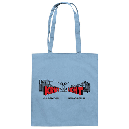 DDR Ostalgie Baumwolltasche • KRAFT UND LICHT - BEWAG BERLIN