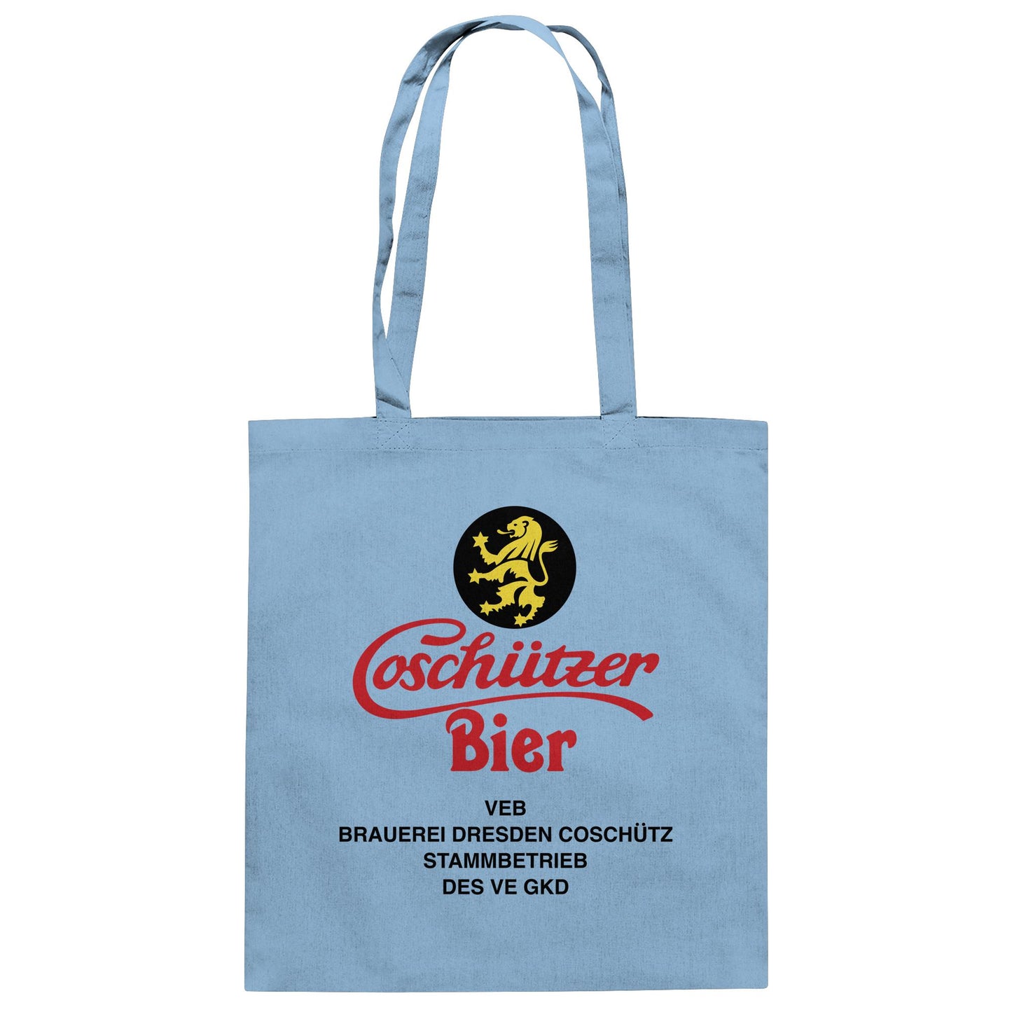 DDR Ostalgie Baumwolltasche • COSCHÜTZER BIER - VEB BRAUER DRESDEN