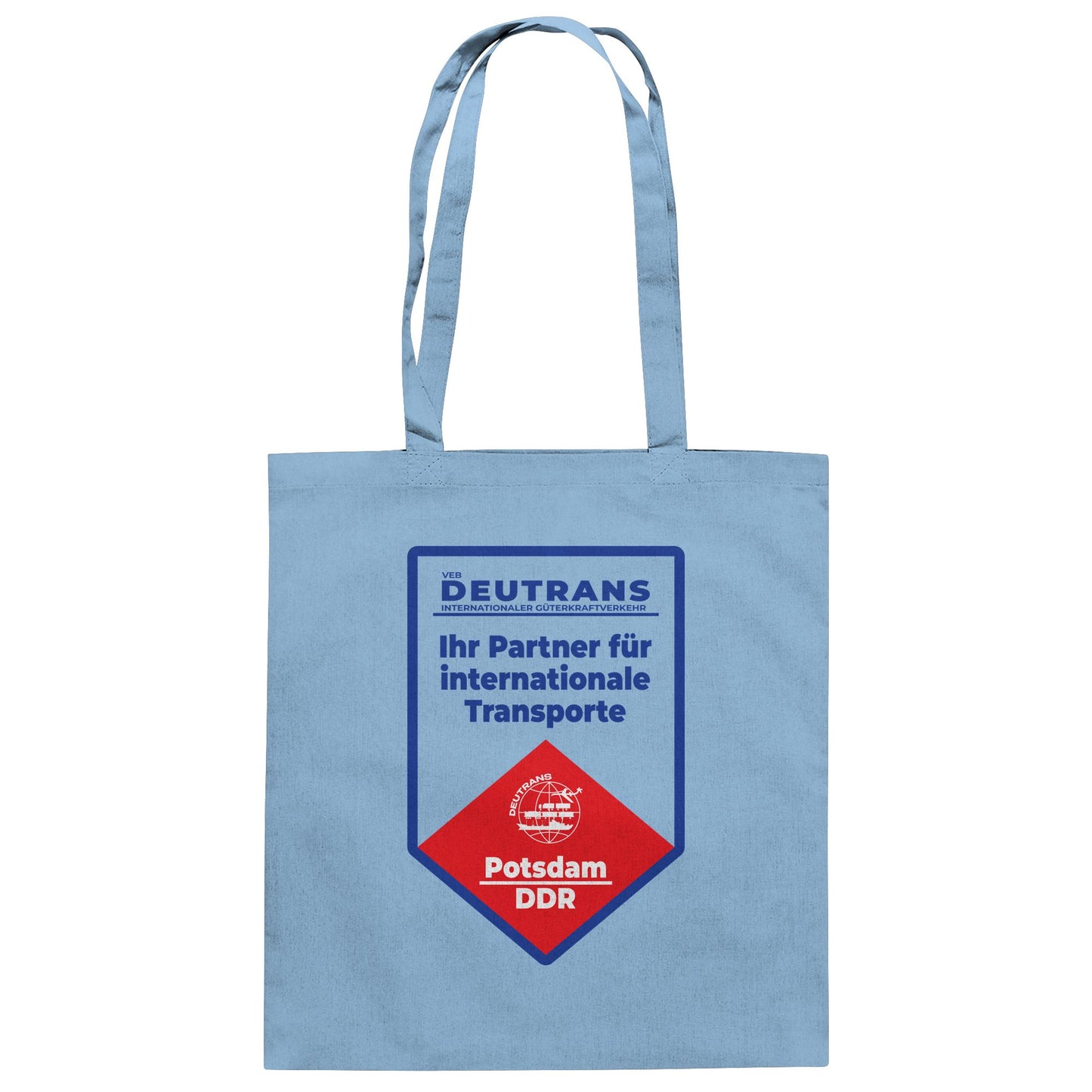 DDR Ostalgie Baumwolltasche • VEB DEUTRANS - POTSDAM