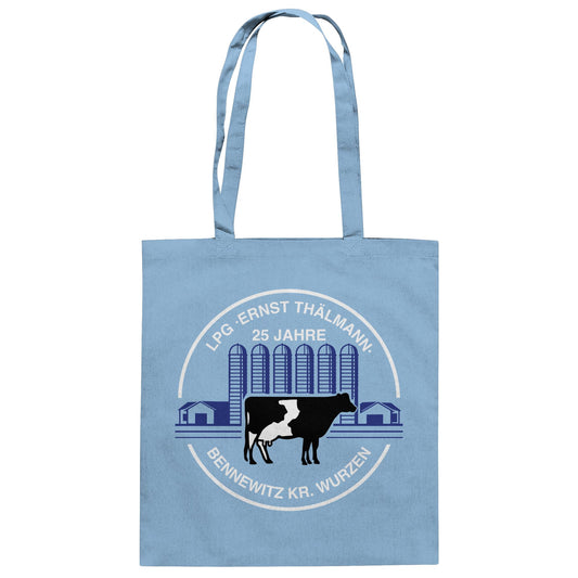 DDR Ostalgie Baumwolltasche • LPG ERNST THÄLMANN BENNEWITZ - WURZEN