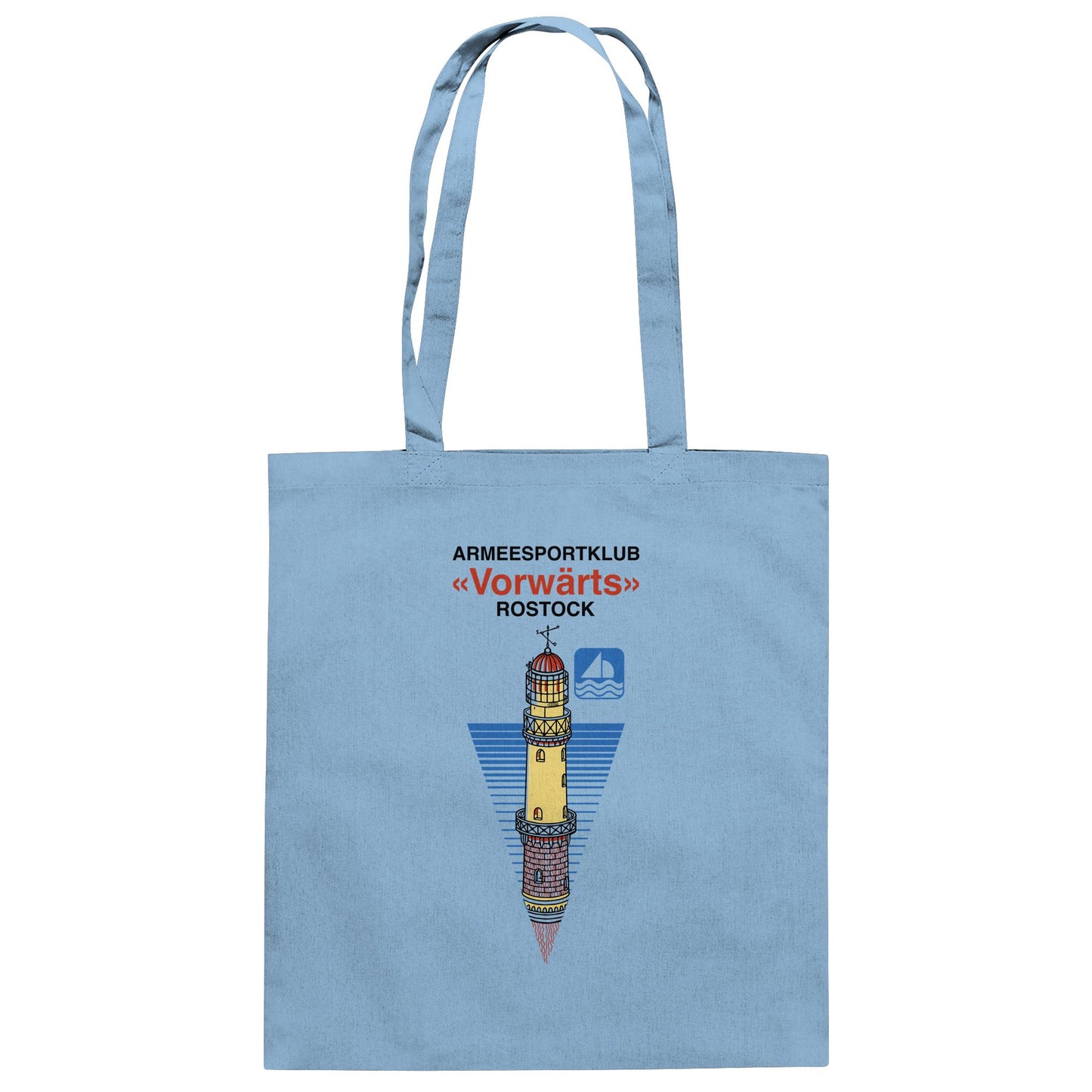 DDR Ostalgie Baumwolltasche • ARMEESPORTKLUB VORWÄRTS ROSTOCK