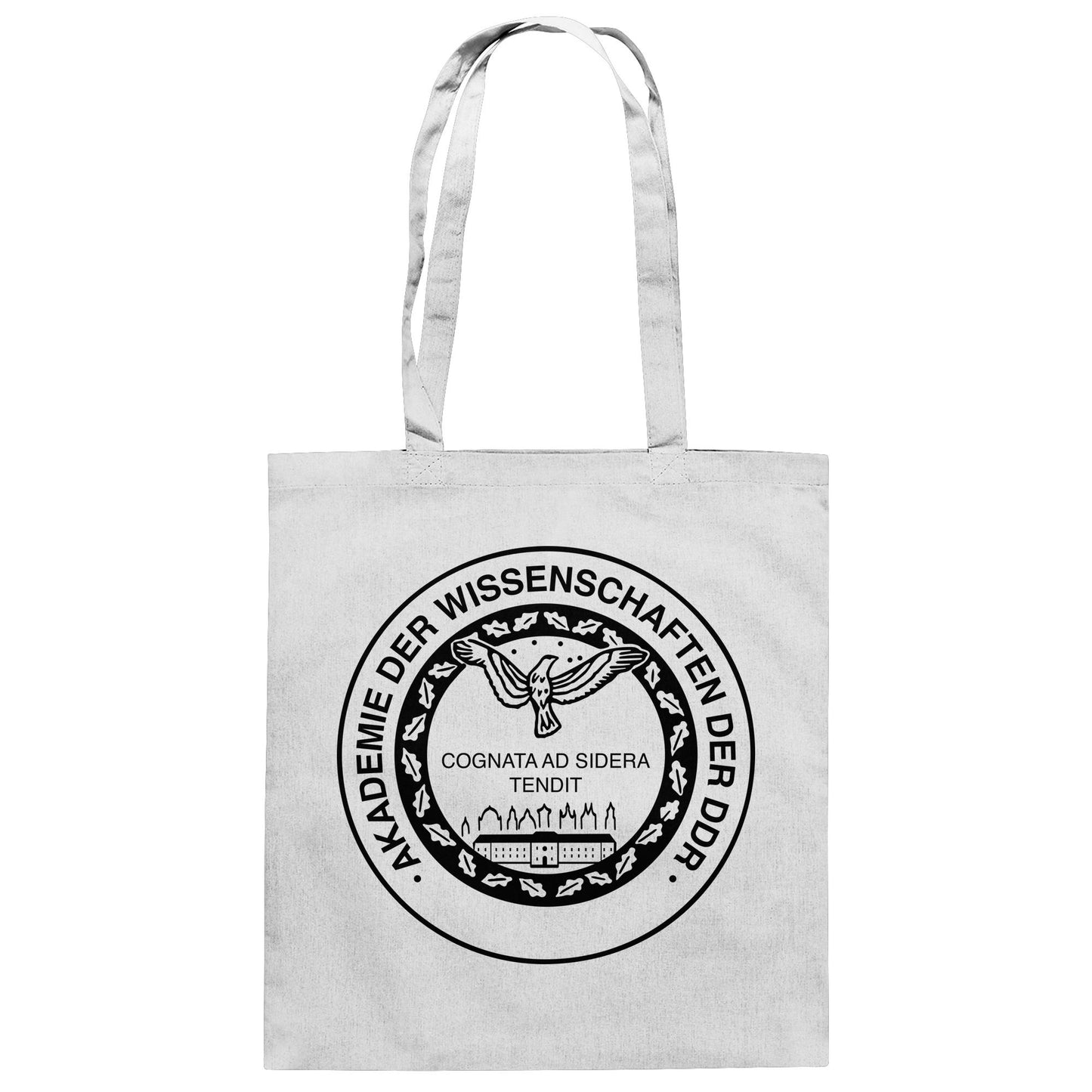DDR Ostalgie Baumwolltasche • AKADEMIE DER WISSENSCHAFTEN DER DDR