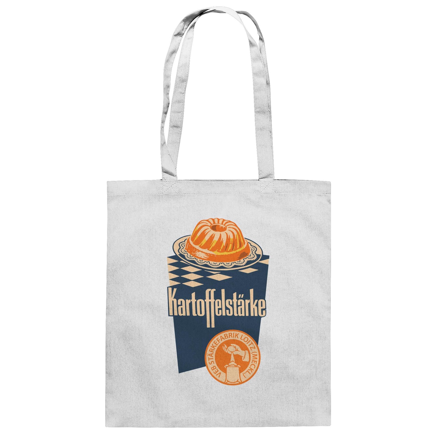 DDR Ostalgie Baumwolltasche • VEB KARTOFFELSTÄRKE - VEB STÄRKEFABRIK LOITZ