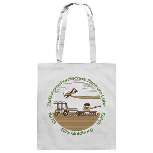 DDR Ostalgie Baumwolltasche • ZBE AGROCHEMISCHES ZENTRUM LÜBZ