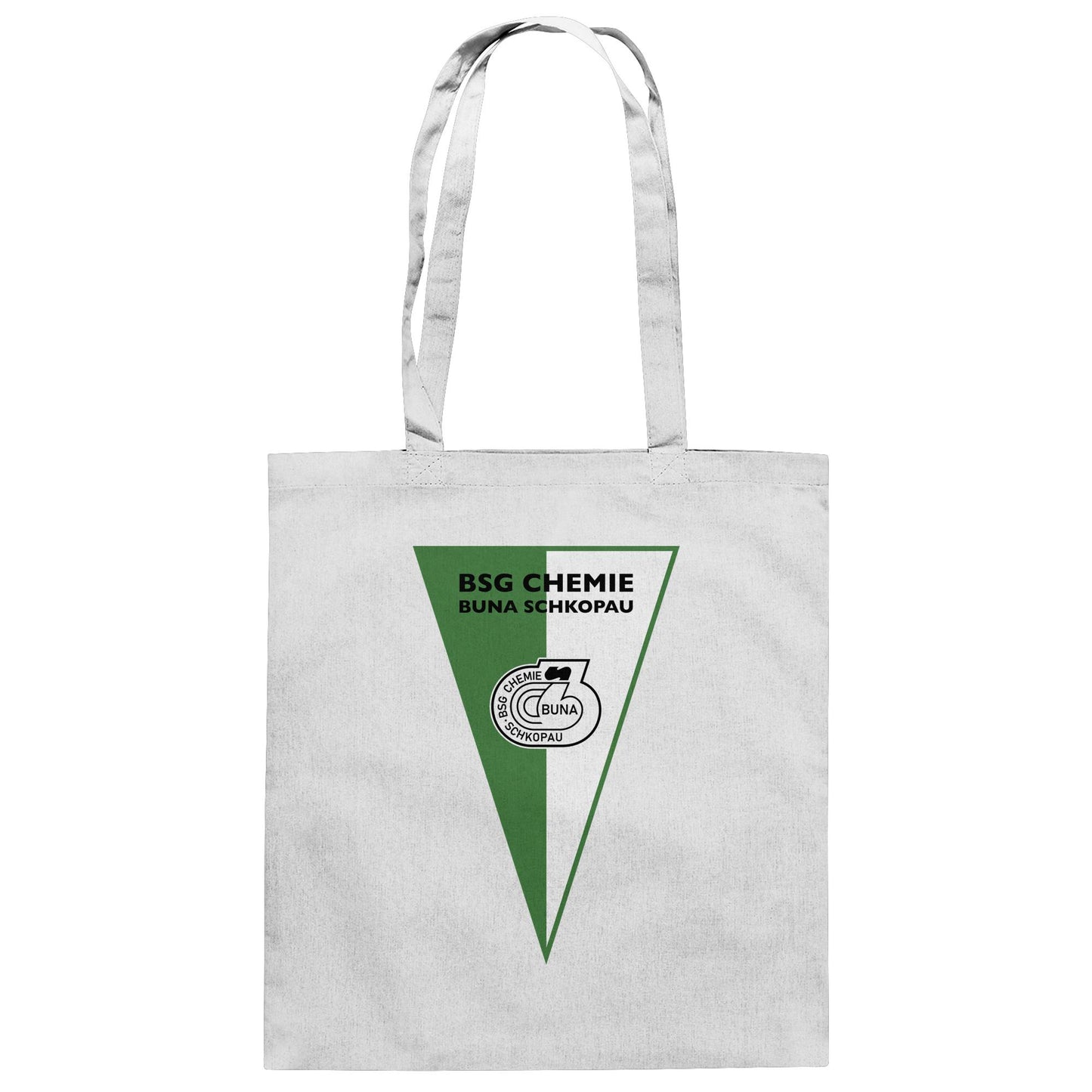 DDR Ostalgie Baumwolltasche • BSG CHEMIE BUNA SCHKOPAU (ORIGINALWIMPEL)