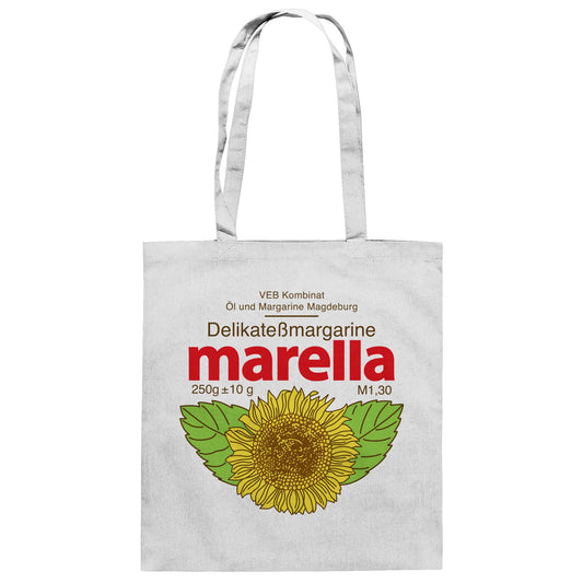 DDR Ostalgie Baumwolltasche • MARELLA MARGARINE - VEB KOMBINAT ÖL MAGDEBURG