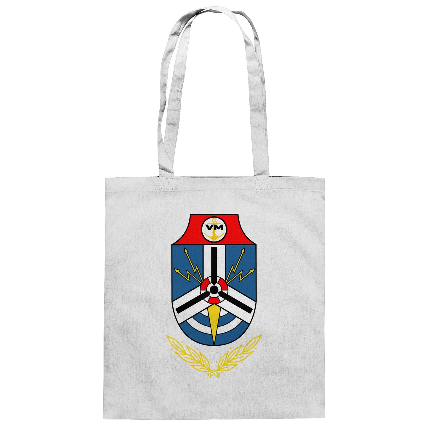 DDR Ostalgie Baumwolltasche • NVA EMBLEM - MARINEGESCHWADER 18 - KURT BARTHEL