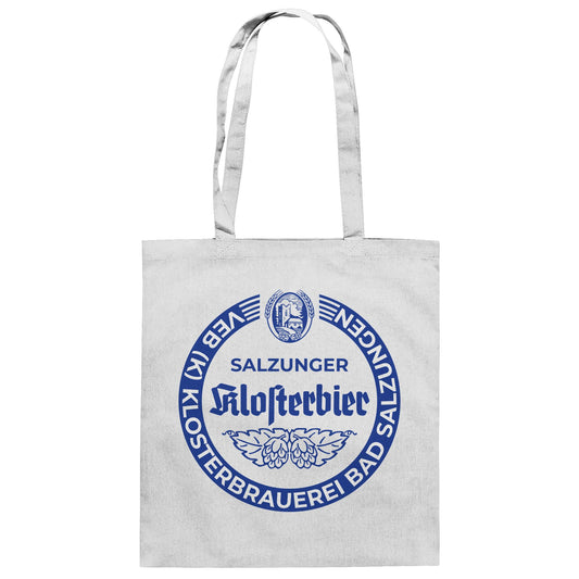 DDR Ostalgie Baumwolltasche • VEB KLOSTERBRAUEREI BIER BAD SALZUNGEN
