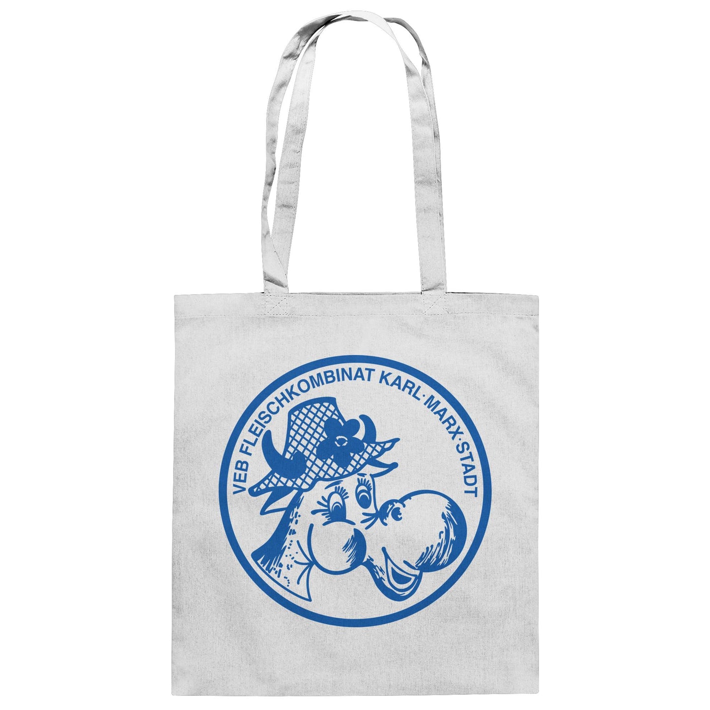 DDR Ostalgie Baumwolltasche • VEB FLEISCHKOMBINAT KARL-MARX-STADT