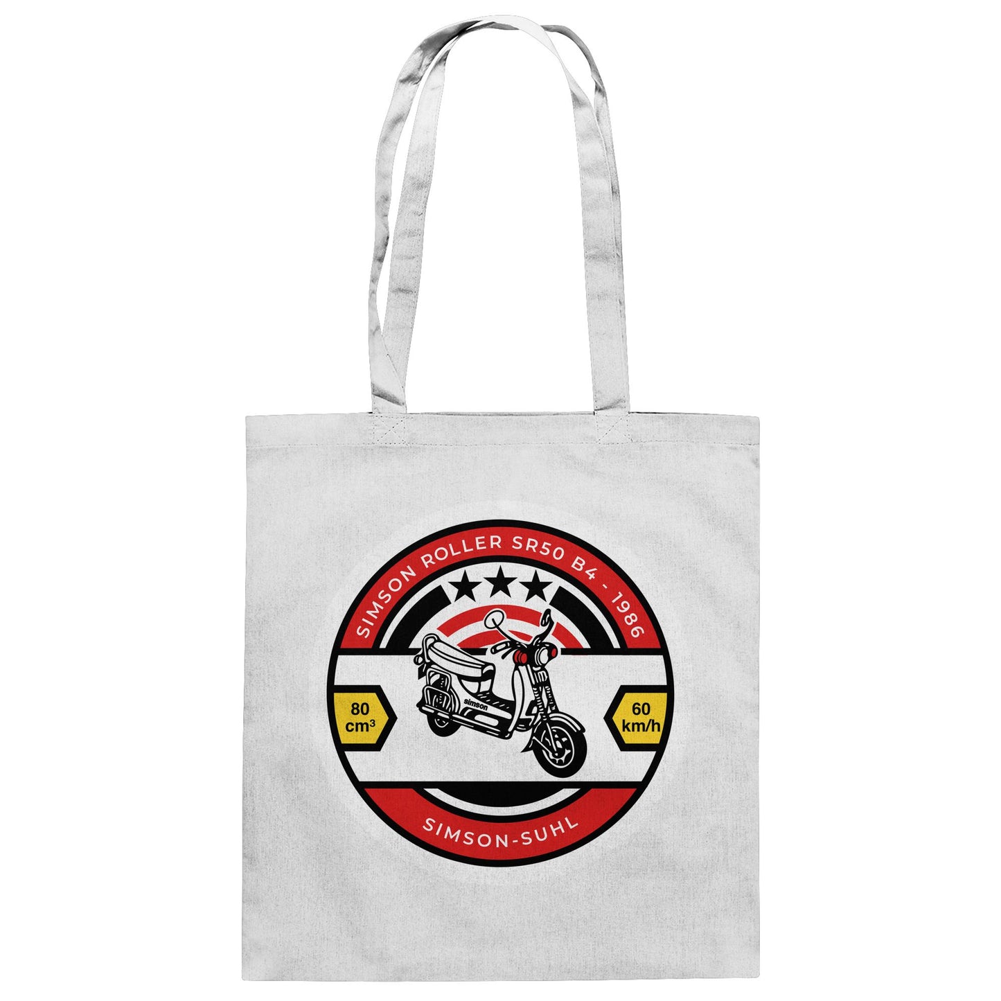 DDR Ostalgie Baumwolltasche • SIMSON SR50 - ORIGINAL BIERDECKEL