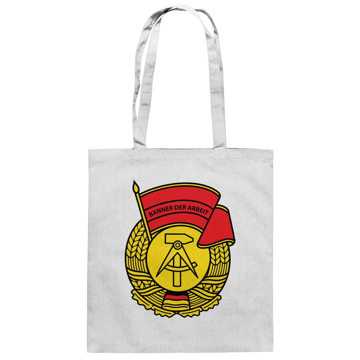 DDR Ostalgie Baumwolltasche • BANNER DER ARBEIT