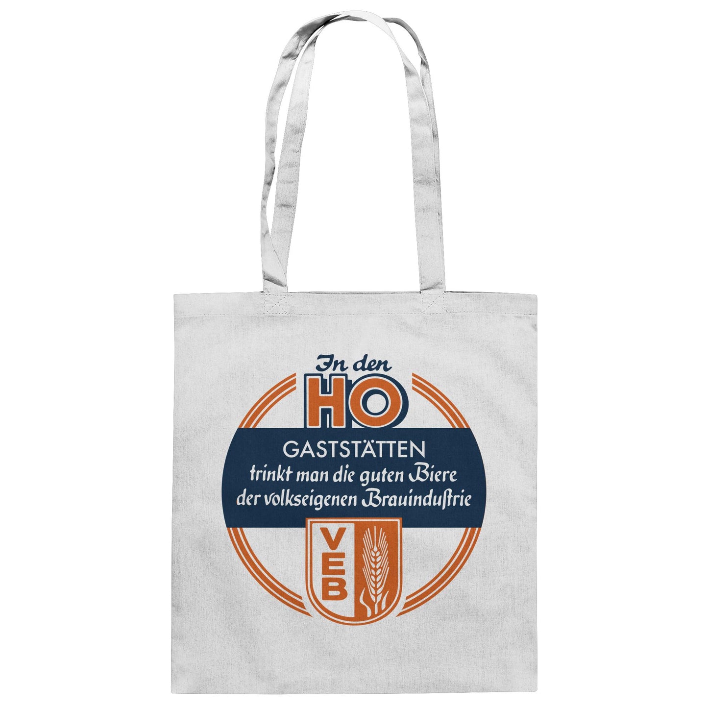 DDR Ostalgie Baumwolltasche • HO - VOLKSEIGENE BRAUINDUSTRIE