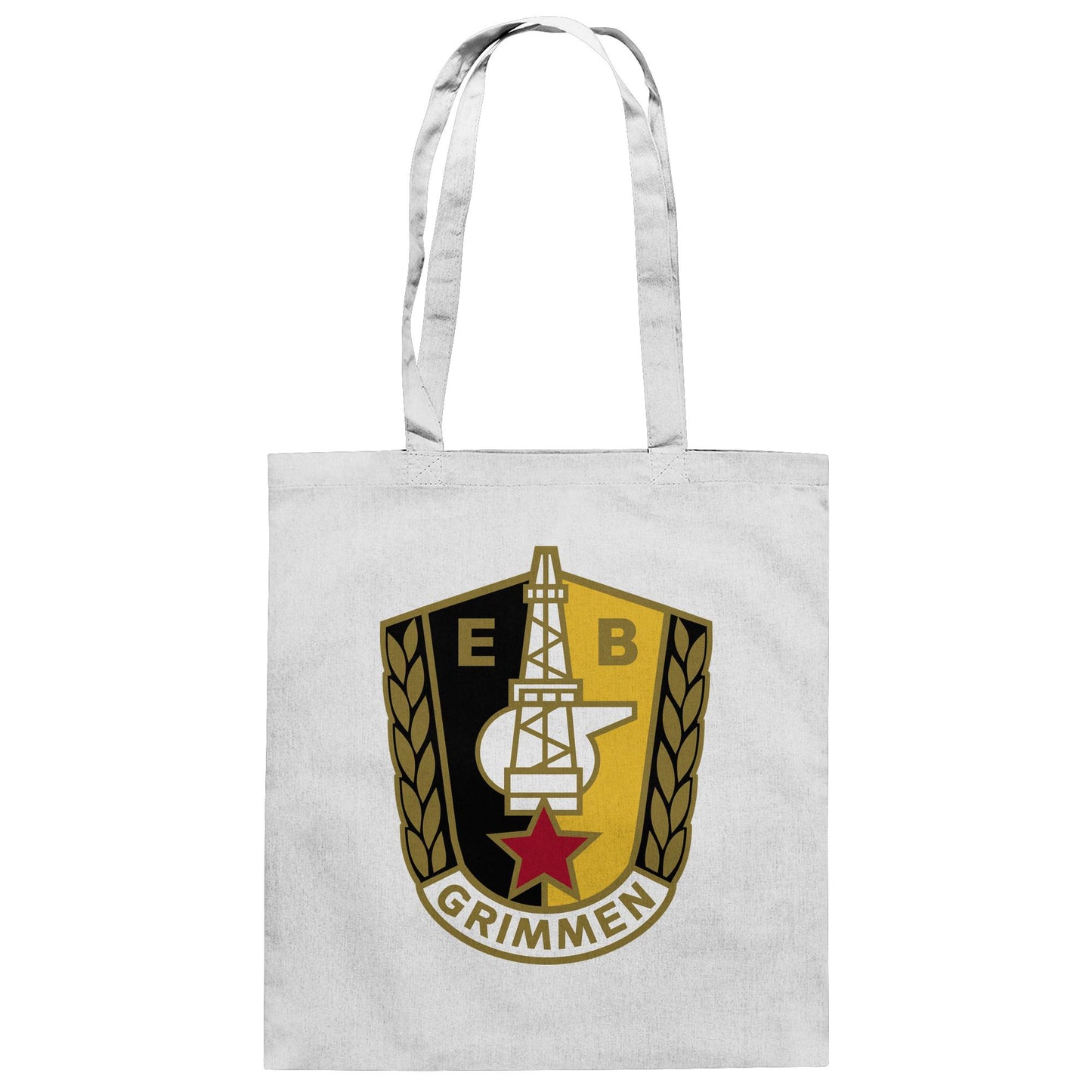 DDR Ostalgie Baumwolltasche • ERDÖL, ERDGAS GRIMMEN