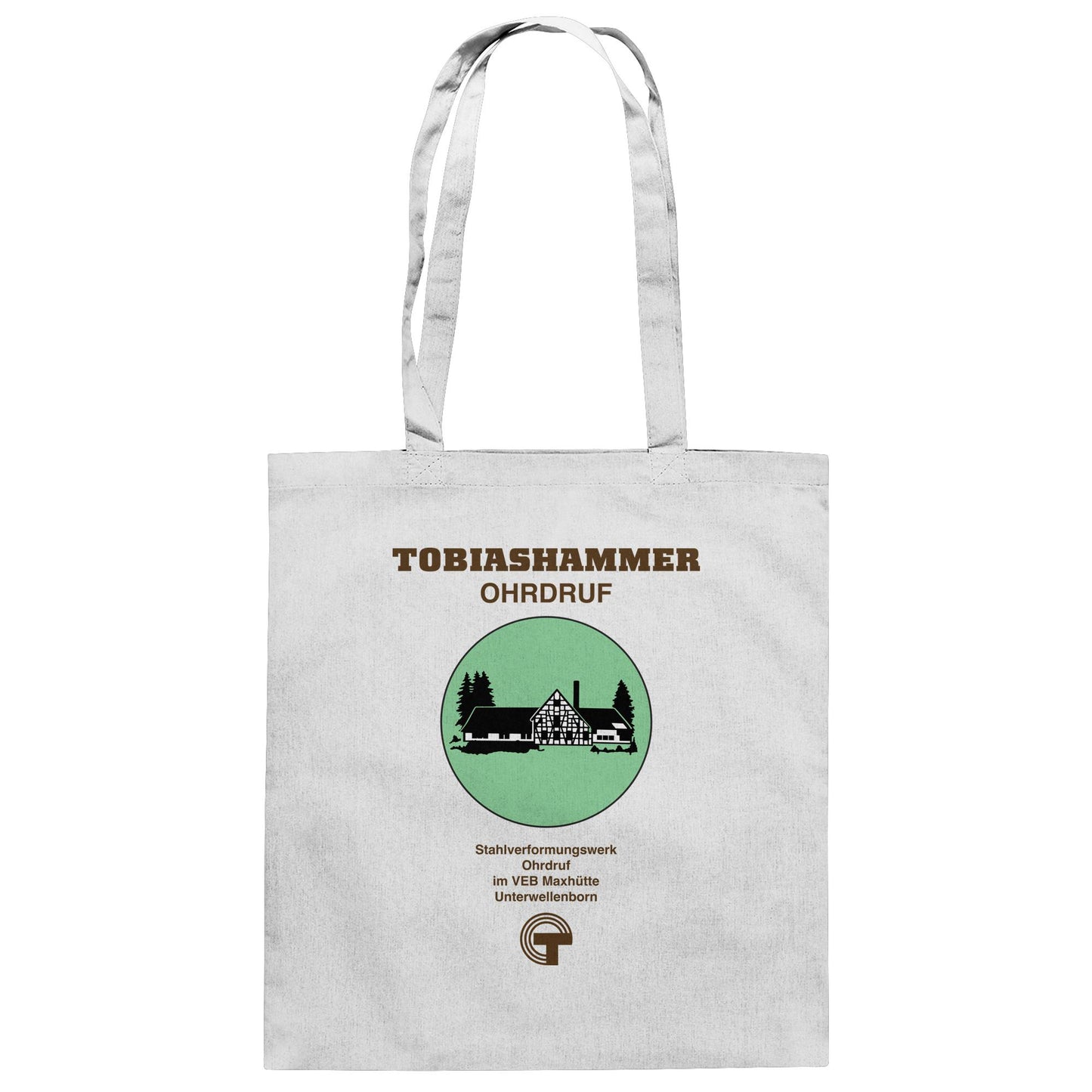 DDR Ostalgie Baumwolltasche • TOBIASHAMMER OHRDRUF - VEB MAXHÜTTE