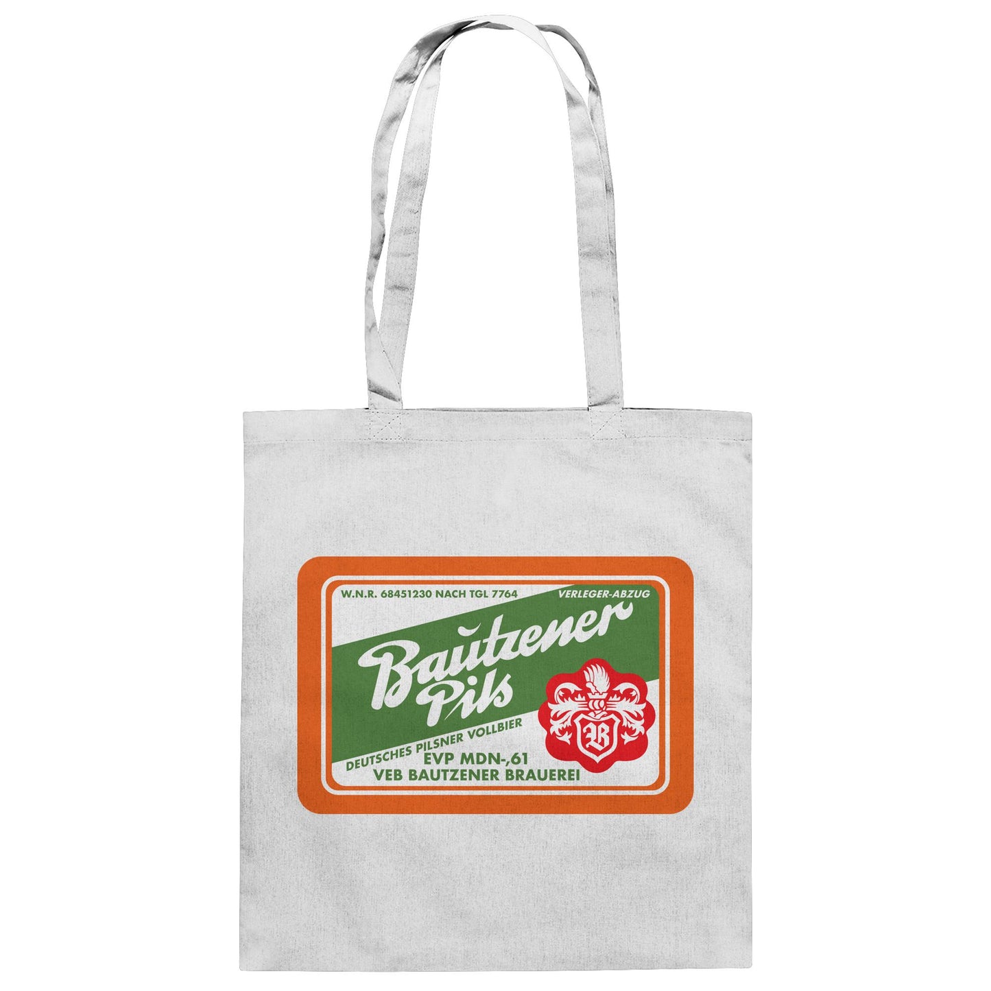 DDR Ostalgie Baumwolltasche • VEB BAUTZENER BRAUEREI