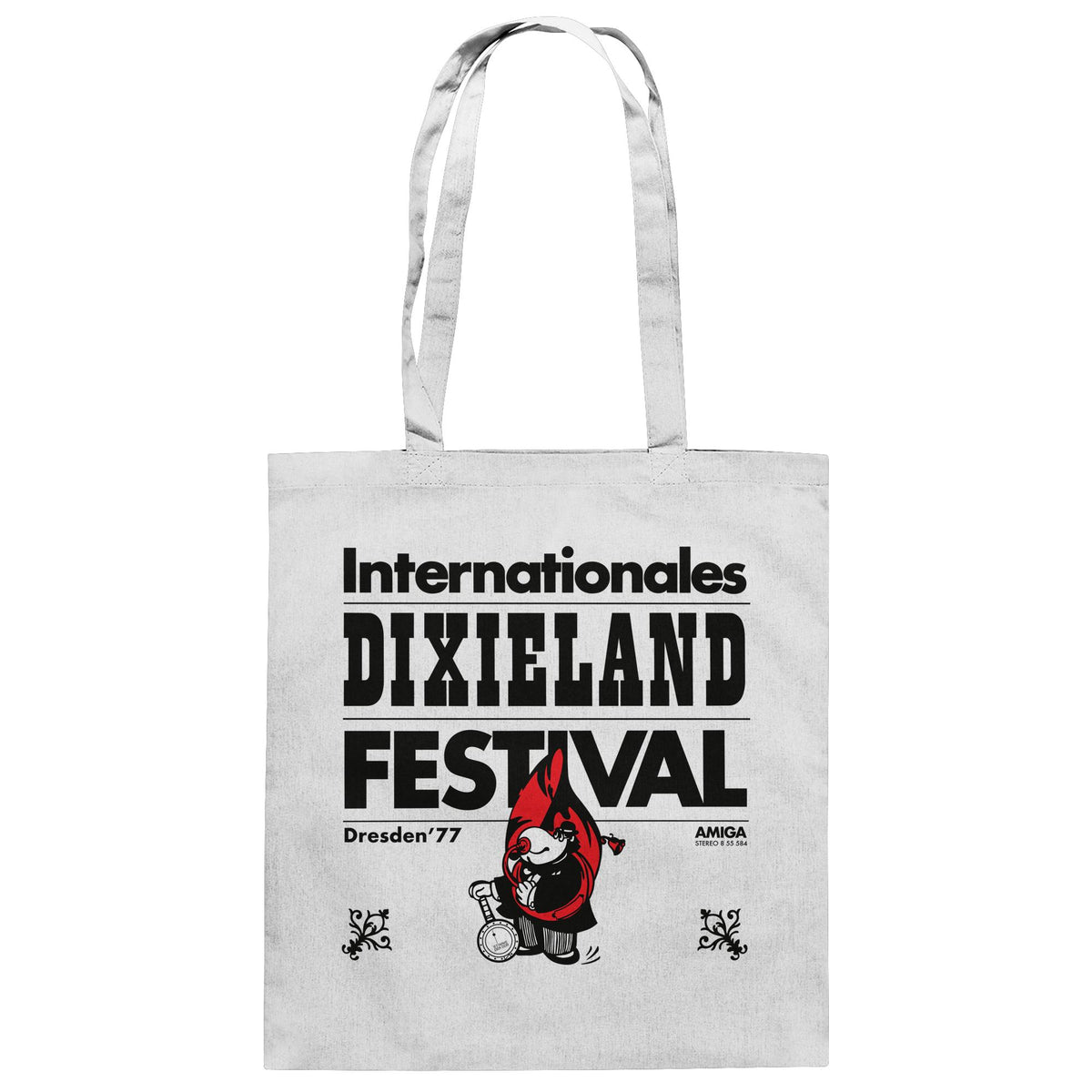 DDR Ostalgie Baumwolltasche • INTERNATIONALES DIXIELAND FESTIVAL DRESDEN 1977