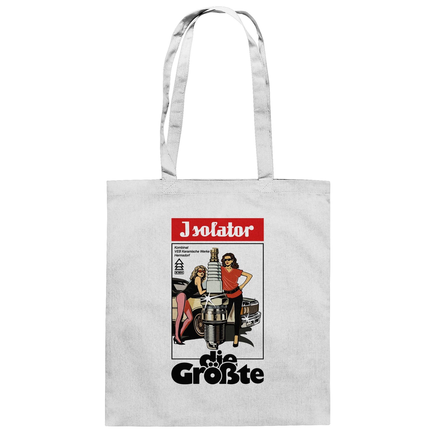 DDR Ostalgie Baumwolltasche • ISOLATOR - DIE GRÖSSTE (ORIGINAL POSTER)