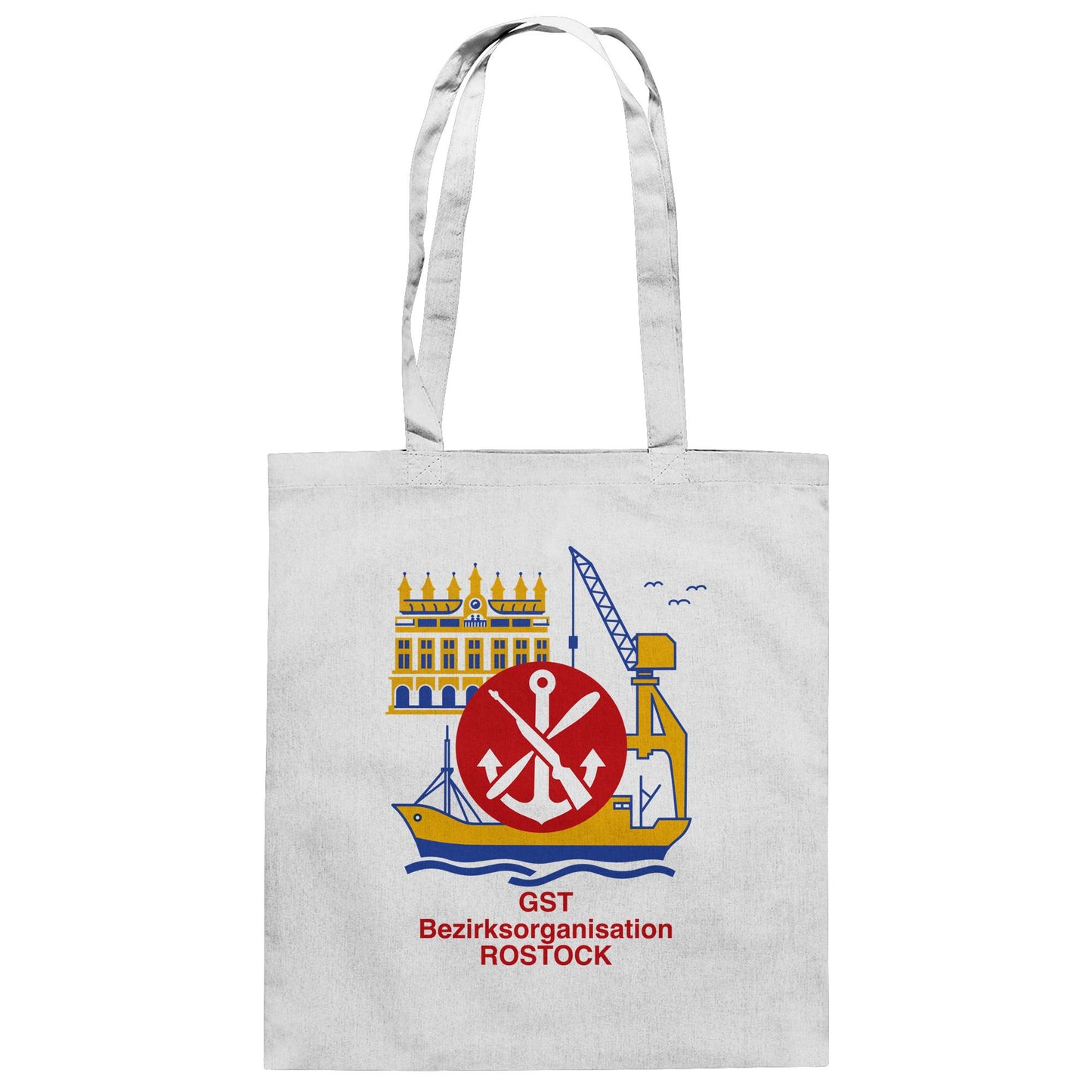 DDR Ostalgie Baumwolltasche • GST ROSTOCK