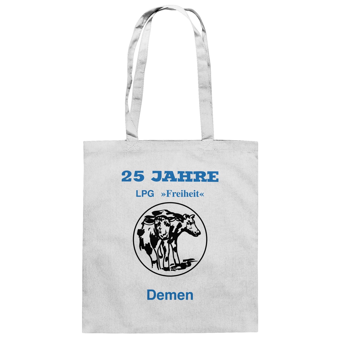 DDR Ostalgie Baumwolltasche • LPG FREIHEIT DEMEN (ORIGINAL WIMPEL)