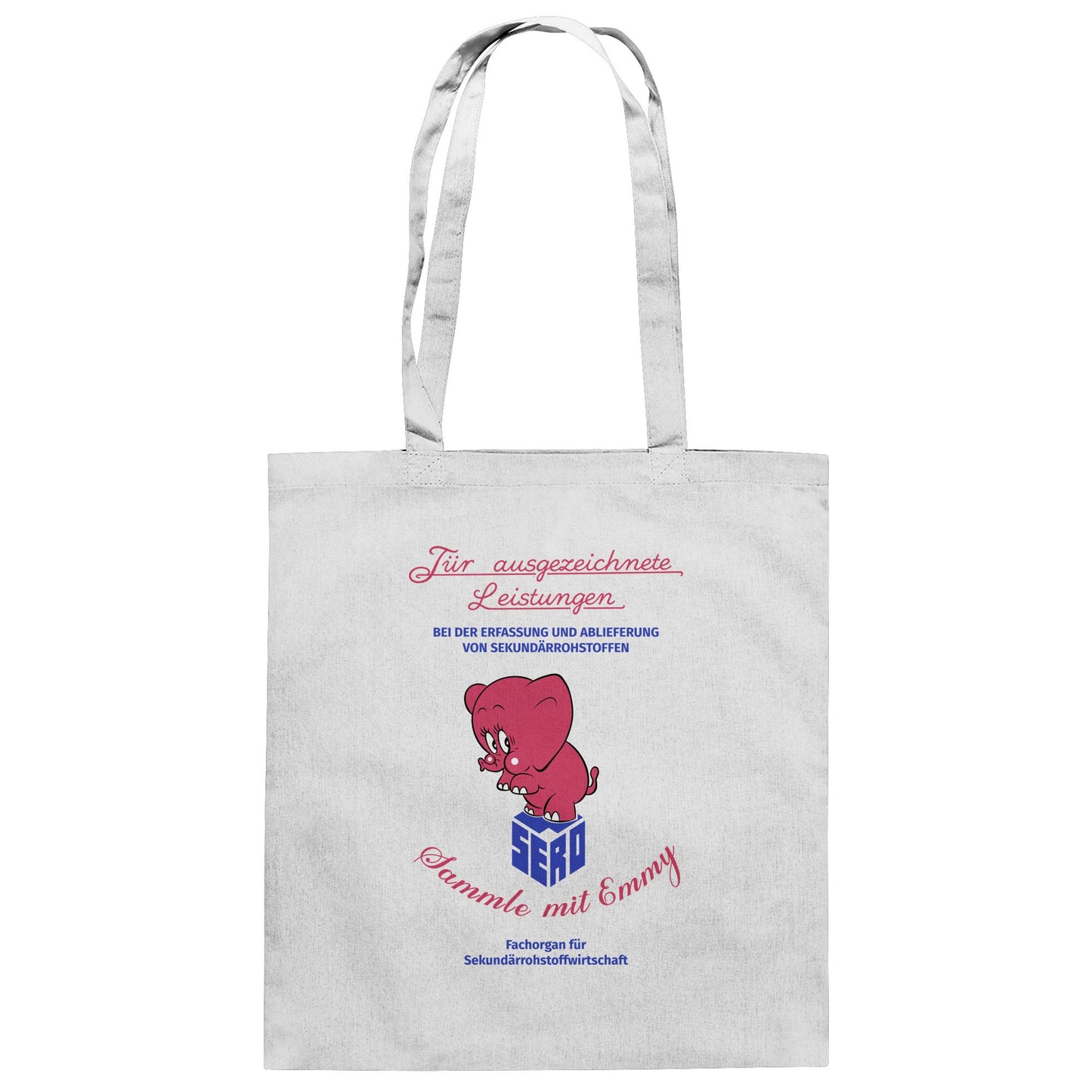 DDR Ostalgie Baumwolltasche • FÜR AUSGEZEICHNETE LEISTUNGEN - SERO EMMY (ORIGINAL-WIMPEL)