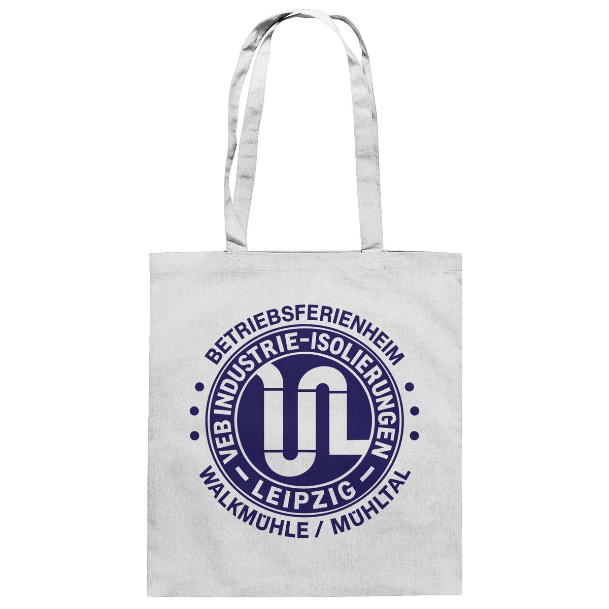 DDR Ostalgie Baumwolltasche • VEB INDUSTRIE-ISOLIERUNGEN - BETRIEBSFERIENHEIM WALKMÜHLE