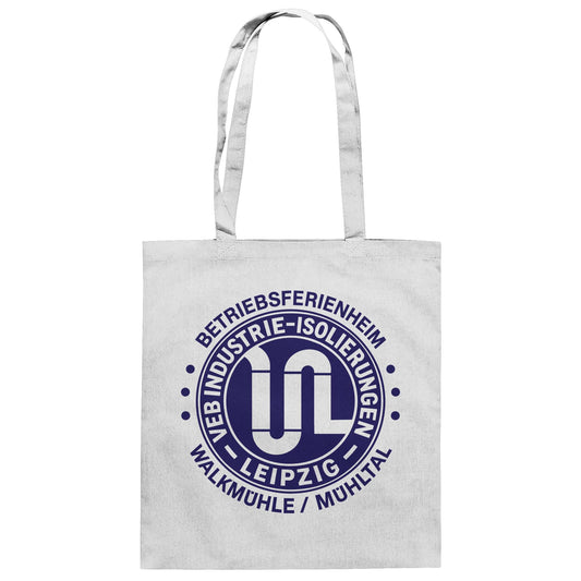 DDR Ostalgie Baumwolltasche • VEB INDUSTRIE-ISOLIERUNGEN - BETRIEBSFERIENHEIM WALKMÜHLE