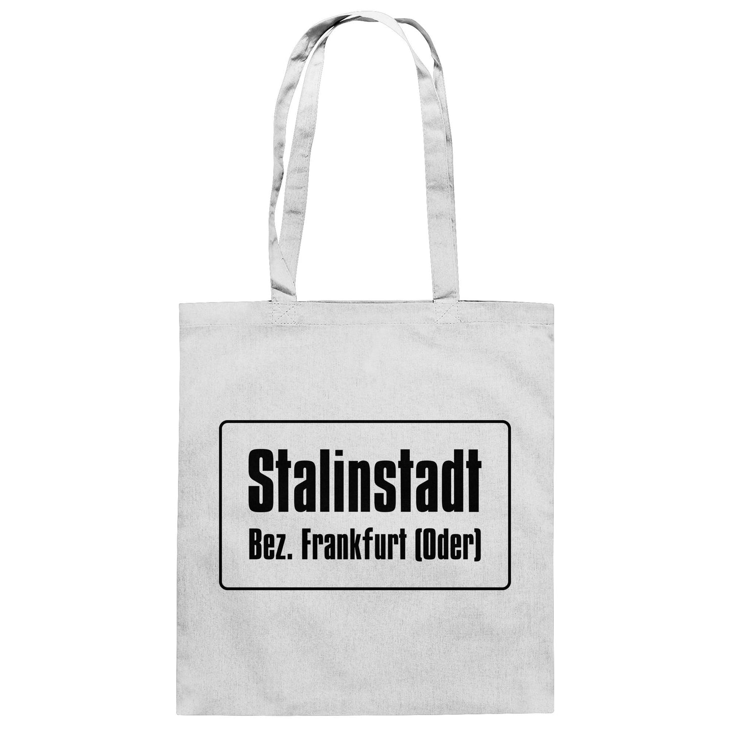 DDR Ostalgie Baumwolltasche • STALINSTADT - EISENHÜTTENKOMBINAT OST EKO (ORIGINAL-SCHILD)
