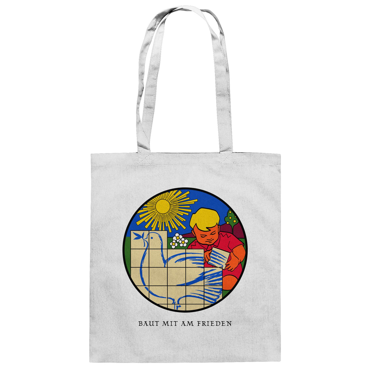 BAUT MIT AM FRIEDEN | DDR Ostalgie Baumwolltasche