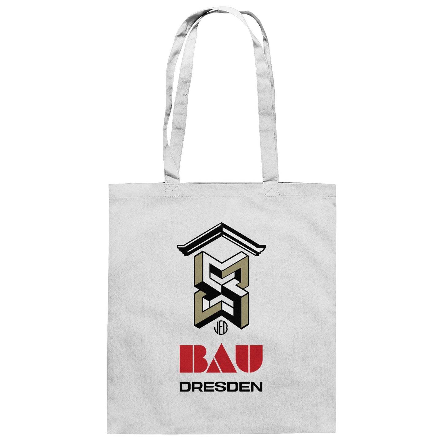 DDR Ostalgie Baumwolltasche • VEB BAU DRESDEN