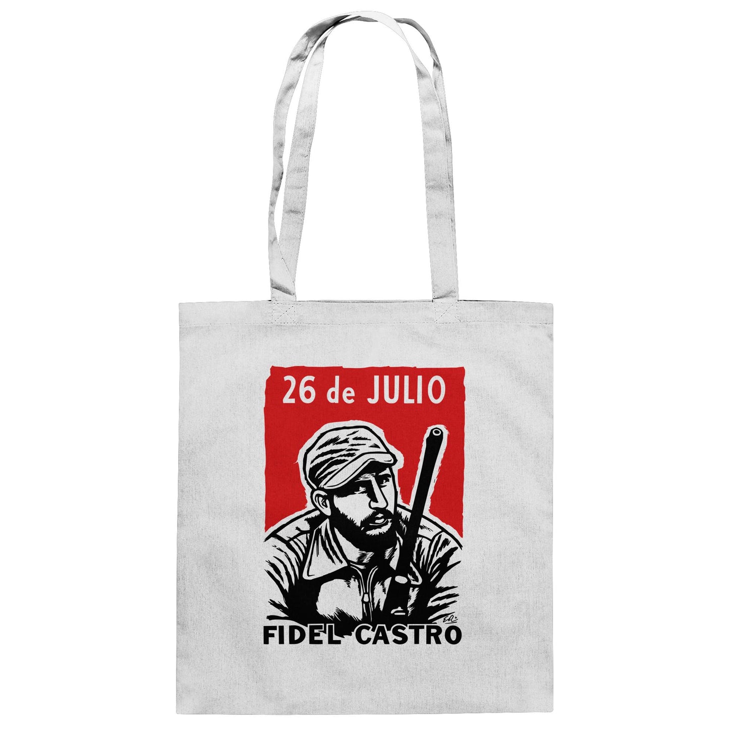 DDR Ostalgie Baumwolltasche • FIDEL CASTRO - BEWEGUNG DES 26. JULI