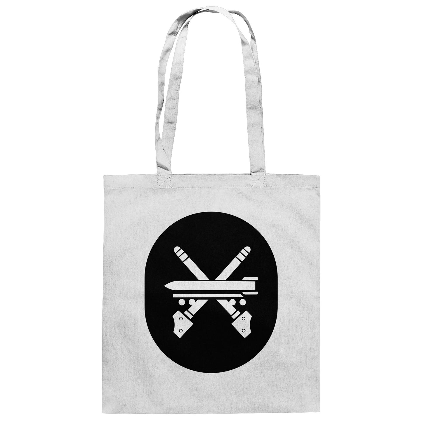 DDR Ostalgie Baumwolltasche • NVA EMBLEM - RAKETEN- UND WAFFENTECHNISCHER DIENST