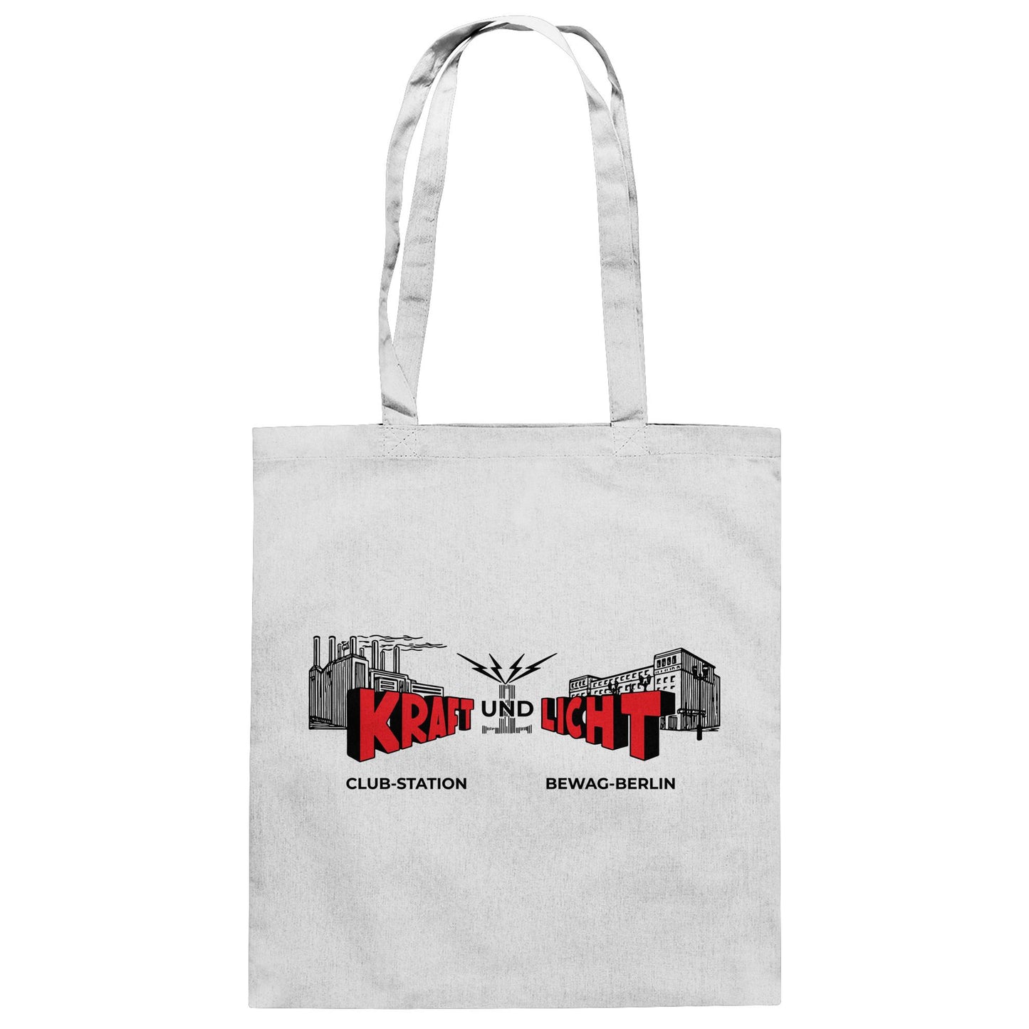 DDR Ostalgie Baumwolltasche • KRAFT UND LICHT - BEWAG BERLIN