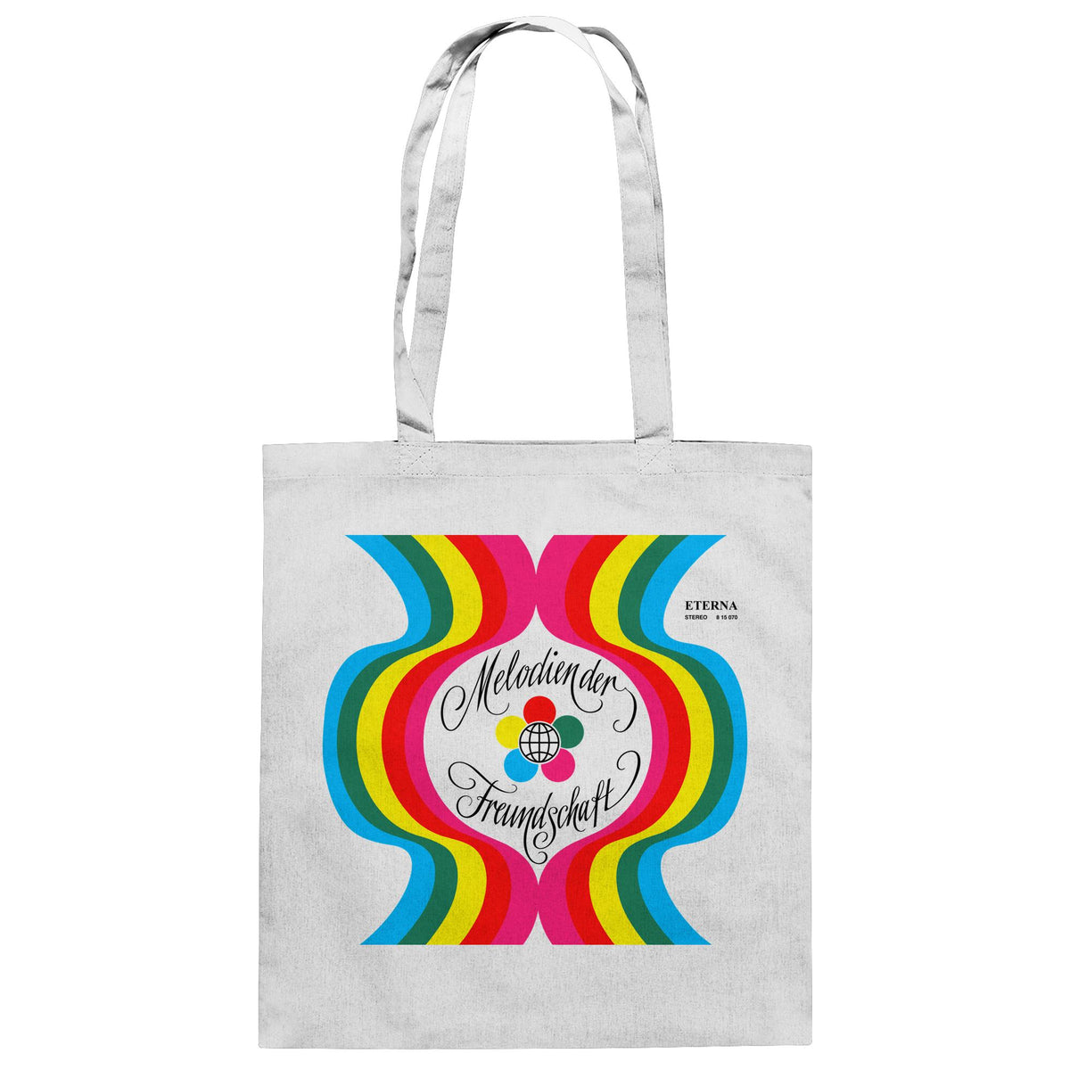 DDR Ostalgie Baumwolltasche • MELODIEN DER FREUNDSCHAFT ETERNA (ORIGINAL-PLATTENCOVER)