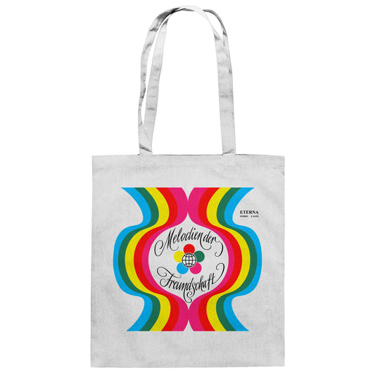 DDR Ostalgie Baumwolltasche • MELODIEN DER FREUNDSCHAFT ETERNA (ORIGINAL-PLATTENCOVER)