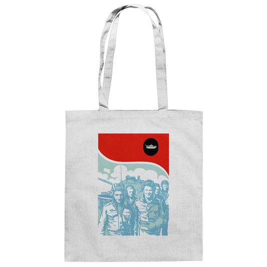 DDR Ostalgie Baumwolltasche • NVA - PANZERDIVISION (ORIGINAL-PLAKAT)
