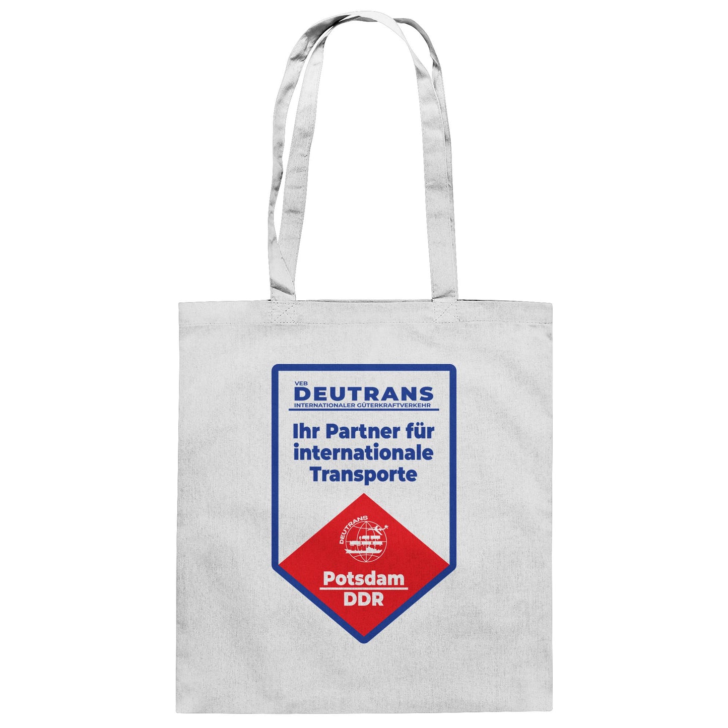 DDR Ostalgie Baumwolltasche • VEB DEUTRANS - POTSDAM