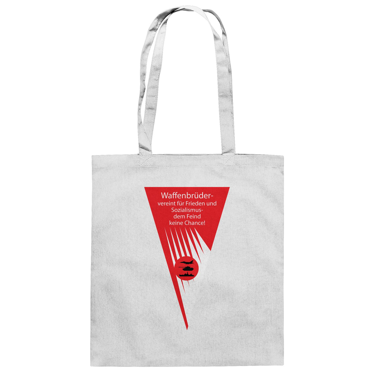NVA - WAFFENBRÜDER | DDR Ostalgie Baumwolltasche