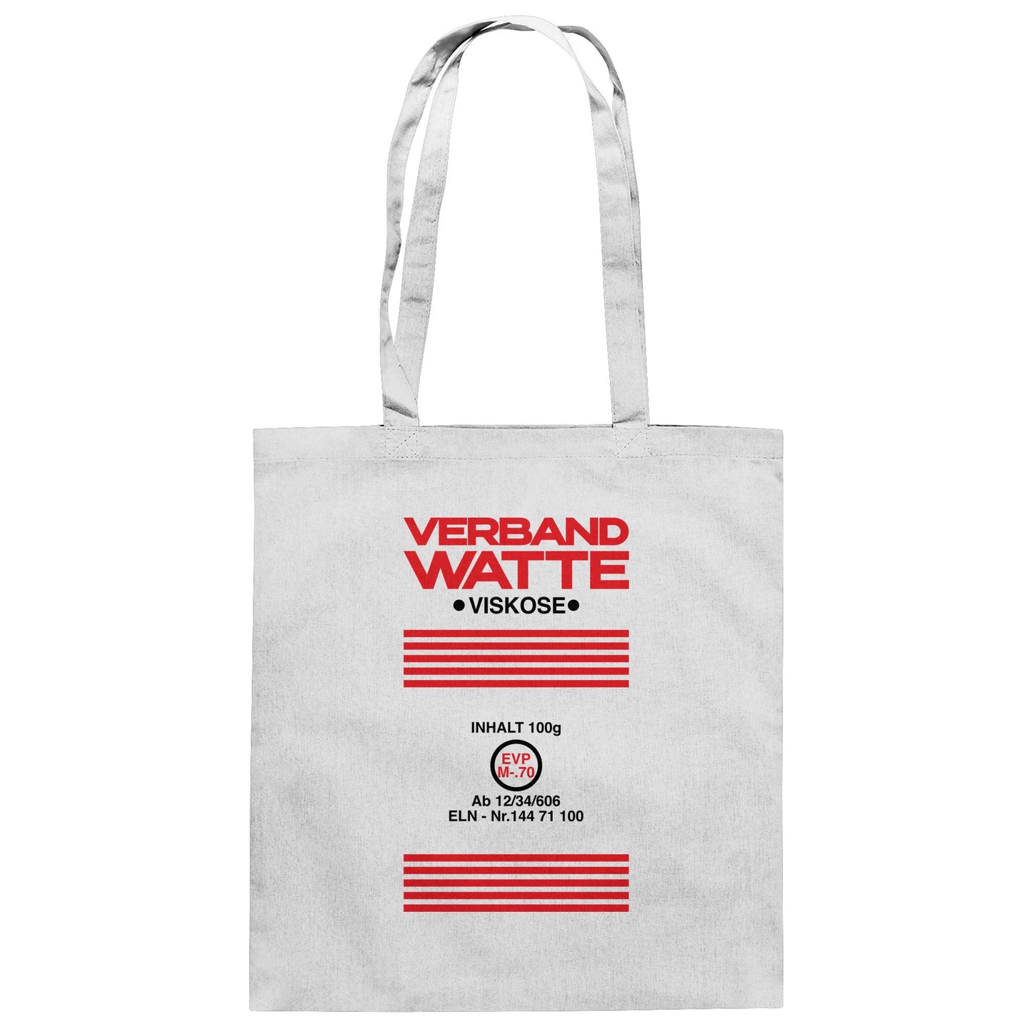 DDR Ostalgie Baumwolltasche • VERBAND WATTE VISKOSE