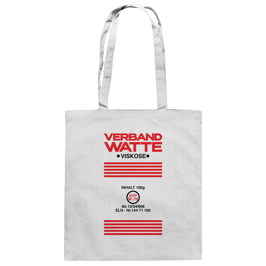 DDR Ostalgie Baumwolltasche • VERBAND WATTE VISKOSE